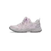 ASICS跑步鞋女轻便舒适缓震保护耐磨耐用透气干爽粉色系带