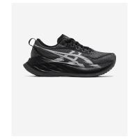 ASICS跑步鞋女轻便透气缓震耐磨贴合脚型持久耐用黑色白色