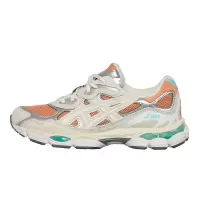 ASICS跑步鞋男舒适缓震轻便耐磨透气贴合稳定支撑橙色拼接