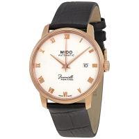 Mido美度男表Baroncelli III银色表盘自动机械男士手表MIDO-M0274073601300