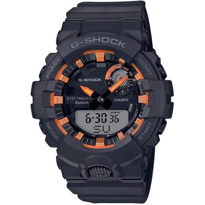 卡西欧(Casio)G-Shock男士手表蓝牙连接无线同步步数追踪防水防震男士手表GBA800SF-1A