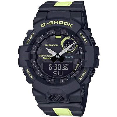 卡西欧(CASIO)G-SHOCK男表新款运动防水智能手表户外照明多功能电子手表 GBA-800LU-1A1