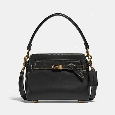 COACH 蔻驰女包 Tate Carryall 时尚拼色手提包女士单肩斜挎包