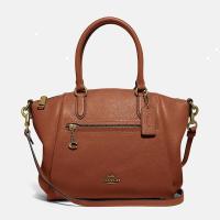 COACH 蔻驰女包 Elise Satchel 简约时尚饺子包女士手提包单肩斜挎包