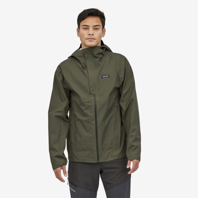 官方正品 巴塔哥尼亚(PATAGONIA)男士Slate Sky夹克 轻薄速干防水防风 简约休闲 Green 85020