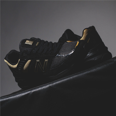 [官方正品] 新百伦(New Balance)男女鞋 990v5系列 男子运动鞋时尚耐磨跑步鞋 男女款黑色M990BH5