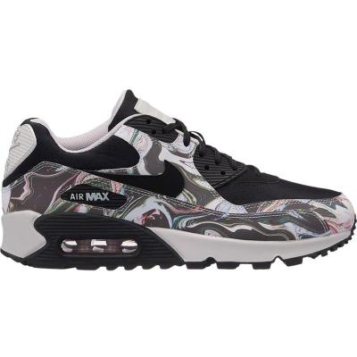 [官方正品]耐克NIKE 大理石染料轻便舒适耐磨 Air Max 90 女士时尚潮流运动跑步鞋 AO1521-001