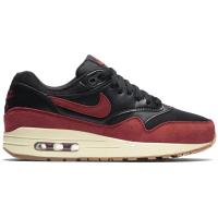 [官方正品]耐克NIKE 黑红帆 轻便舒适耐磨 Air Max 1 女士时尚潮流运动跑步鞋 599820-018