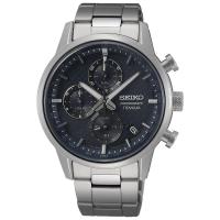 [官方正品]精工SEIKO 日本原装进口 Chronograph系列男士商务时尚三眼计时码表自动机械腕表 SSB387