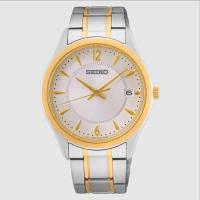 [官方正品]精工SEIKO 日本原装进口 Essentials系列 男士商务时尚三针日历自动机械腕表 SUR468