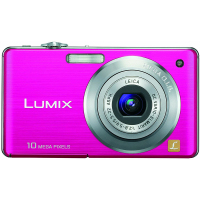 松下(Panasonic) Lumix DMC-FS7 数码相机 带4倍MEGA光学防抖变焦 粉色