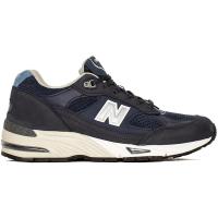 [官方正品]新百伦New Balance 991系列男士户外运动时尚百搭跑步鞋 深蓝色/棕褐色 M991NVT