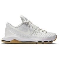 [官方正品]耐克NIKE 舒适耐磨 KD 8 EXT男士时尚百搭运动篮球鞋 白色-黑色 806393-100