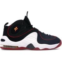 [官方正品]耐克NIKE 舒适耐磨 Air Penny II迈阿密热火男士时尚百搭运动篮球鞋黑色/红333886-002