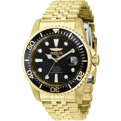 因维克塔(INVICTA) Pro Diver系列 男士商务时尚黑色表盘自动机械手表腕表 39348
