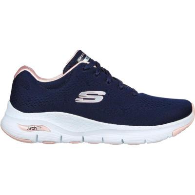 斯凯奇(Skechers) Sunny Outlook 女士休闲运动跑步鞋 回弹透气 藏青色 M-30317-66782