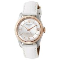 天梭(TISSOT) T-Classic Ballade 女士皮革表带时尚百搭机械手表 T1082082611700