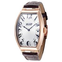 天梭(TISSOT) Porto 男士皮革表带经典时尚石英手表 T1285093603200