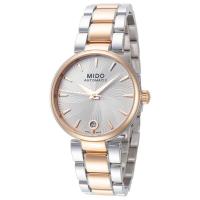 美度(Mido) Baroncelli Donna 双色不锈钢表带 时尚百搭简约女士机械手表M0222072203110