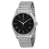 汉米尔顿(Hamilton) 男士 Valiant 不锈钢黑色表盘时尚百搭机械手表