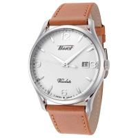 天梭(TISSOT) Heritage Visodate 皮革表带 时尚百搭男士石英手表 T1184101627700