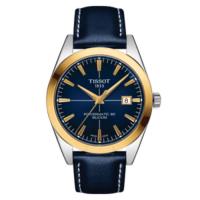 天梭(TISSOT) Gentleman 自动蓝色表盘男士机械手表 T927.407.46.041.01