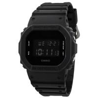 卡西欧(CASIO) 男士 G-shock 计时树脂黑色数字表盘石英手表小方表DW5600BB-1