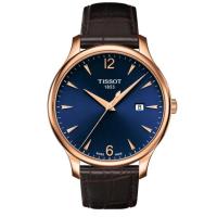 天梭TISSOT Tradition 系列商务休闲简约百搭男士石英手表T063.610.36.047.00