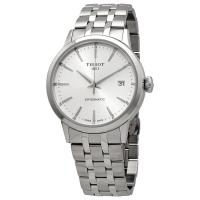 天梭(TISSOT) 男士经典Dream Swissmatic 手表不锈钢银色表盘机械手表 T1294071103100