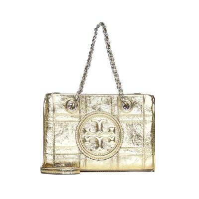 汤丽柏琦 Tory Burch 女士 FLEMING 包袋金色logo印花单肩包152480-700全球购