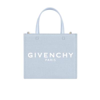 GIVENCHY 纪梵希 女款水洗帆布徽标单肩包可手提 PARIS 标志专柜海外购