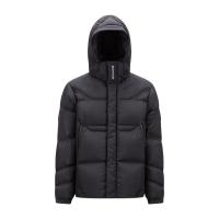 盟可昧 Moncler 黑色 Jarama 拉链羽绒服 轻奢精致舒适耐保暖兜帽外套 海外代购专柜