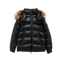 Moncler 盟可昧 MAIREFUR 连帽羽绒服 黑色 舒适保暖休闲耐磨上衣 海外代购专柜