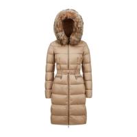 Moncler 盟可昧 BOEDIC 长款羽绒服 可拆卸羊毛饰边的风帽舒适保暖女士外套棉服 专柜海外代购