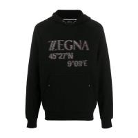 Z Zegna 杰尼亚 男士 logo 长袖印花连帽卫衣 舒适休闲上衣棉质 海外代购专柜VU458862O-7O1