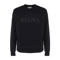 Z Zegna 杰尼亚 男式圆领徽标卫衣 长袖圆领时尚休闲上衣服饰 专柜海外代购 VZ484ZZ802Z-K09