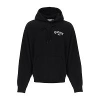 Carhartt 卡哈特 24新款连帽徽标长袖卫衣 舒适透气耐磨 轻奢精致男士上衣服饰 I032865-0D2XX