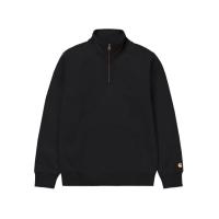 Carhartt 卡哈特 经典徽标立领带拉链卫衣 舒适休闲男士进口服饰上衣 I02703800FXXBlack-