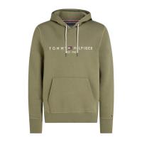 Tommy Hilfiger 24新款男士抽绳徽标刺绣连帽卫衣 连帽衫 MW0MW11599-PLI