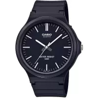 代购卡西欧CASIO 女士经典石英表配树脂表带手表专柜经典黑色休闲腕表 MW2401EVCF