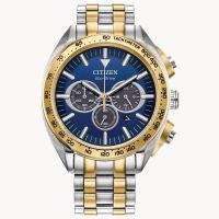 Citizen 西铁城 Sport Luxury男士光动能腕表100m防水商务奢华计时测速手表 CA4544-53L