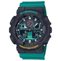 CASIO 卡西欧 G-SHOCK 男士手表 GA-100 系列多功能防震200m防水日历腕表 送男友礼物