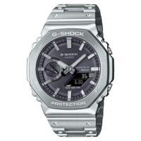 CASIO 卡西欧 G-SHOCK 男表 2100系列时尚百搭太阳能双显圆盘双LED蓝牙连接多功能防水表