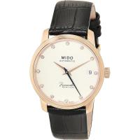 美度 Mido Baroncelli 手表全自动机械表真皮防水简约商务女士腕表大表盘圆形 M0272073626600