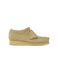 Clarks 其乐 女士厚底乐福鞋 绒面皮鞋面 橡胶鞋底 舒适百搭 26155545MapleSuede-#