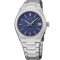 SEIKO 精工 男表 Essentials 系列时尚简约日历钢带石英防水表现代百搭 SUR575