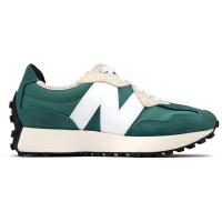 新百伦(NewBalance)儿童跑鞋327系列复古潮流透气舒适绿