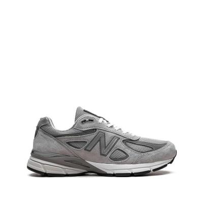 新百伦NewBalance女款990V4Core轻便透气徒步跑鞋灰