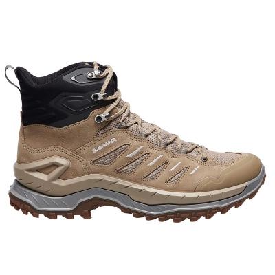 LOWA男款中帮户外徒步鞋高弹性缓震防滑耐磨登山靴夏秋适用