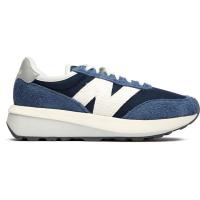 新百伦(New Balance)男款复古跑鞋轻便耐磨防滑系带运动鞋蓝白拼